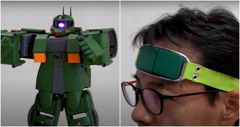 Japanese Scientists Create Technology to Control Small Gundam Robots With Their Minds