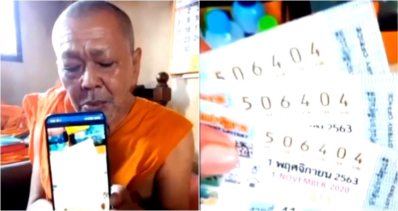 Thai Monk Wins $588,000 Lottery, Forced to Hide After Beggars Storm Temple