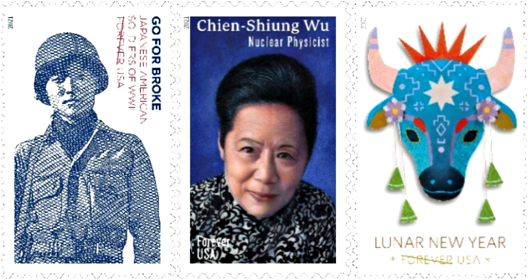 USPS Honors Asian American Vets and Scientist in New Stamps