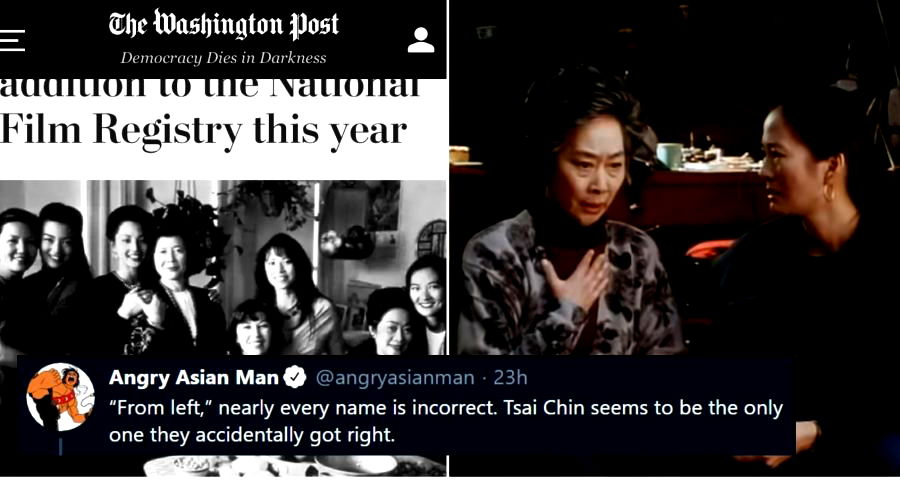 Washington Post Misidentifies Almost the Entire Cast of ‘The Joy Luck Club’ in Photo