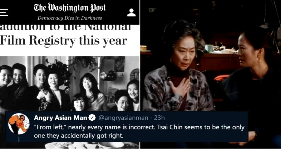Washington Post Misidentifies Almost the Entire Cast of ‘The Joy Luck Club’ in Photo
