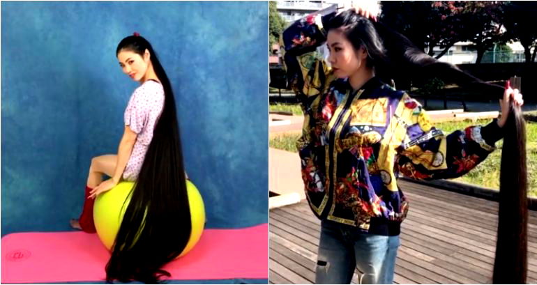 Japanese Woman With 6-Foot-Long Hair is the Real-Life Rapunzel