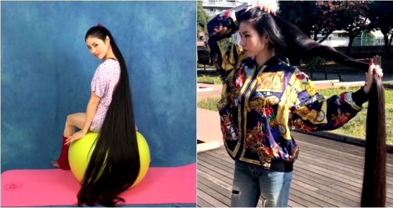 Japanese Woman With 6-Foot-Long Hair is the Real-Life Rapunzel