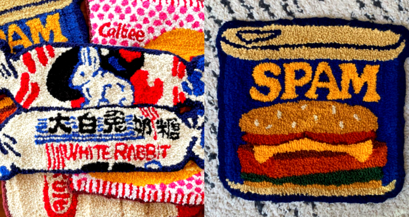 Asian American Designer Creates Rugs Inspired by Asian Snacks