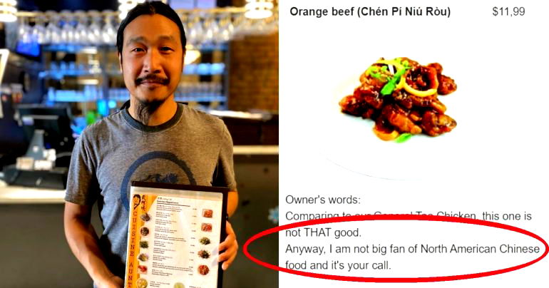 Chinese Restaurant Becomes Internet Sensation with Their BRUTALLY Honest Menu Reviews