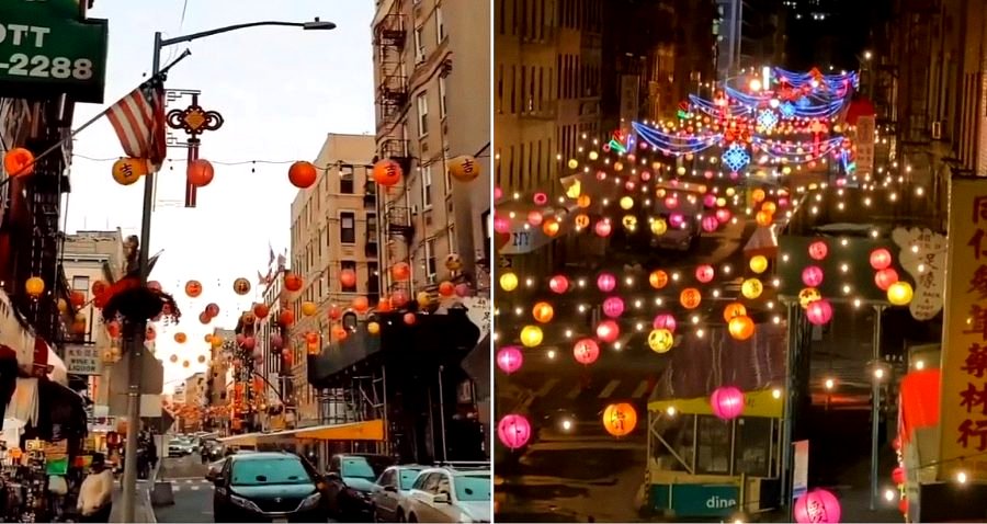 NY Chinatown Looks Magical After Being Lit Up with Hundreds of Lanterns