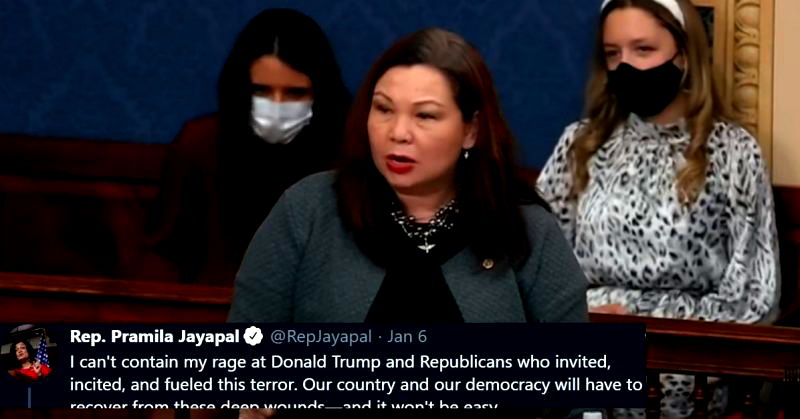 AAPI Lawmakers Condemn Trump For Inciting Riot on Capitol Hill