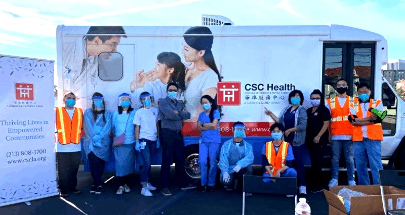 New Mobile Clinic Now Offers Free COVID-19 Tests in LA Chinatown
