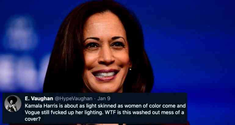 Vogue Sparks Outrage After Kamala Harris’ ‘Washed Out’ Cover Photo