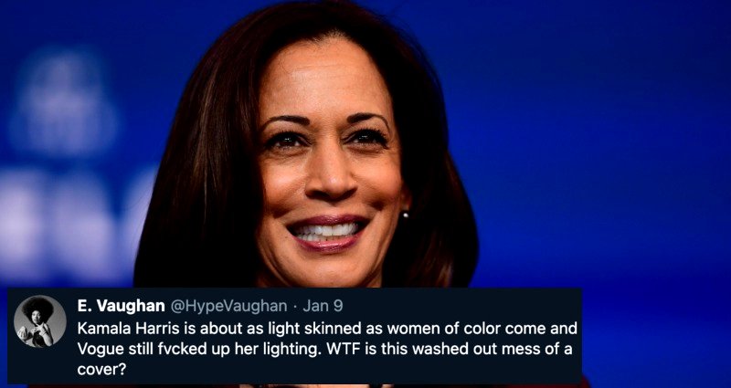 Vogue Sparks Outrage After Kamala Harris’ ‘Washed Out’ Cover Photo