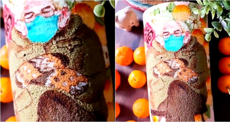 Malaysian Baker Creates Epic Bernie Sanders Meme Roll Cake