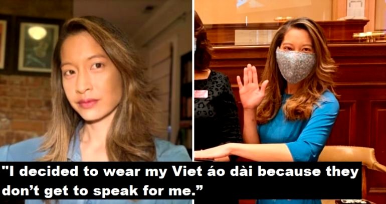Georgia’s First Vietnamese American State Rep Wears Áo Dài to Swear-In