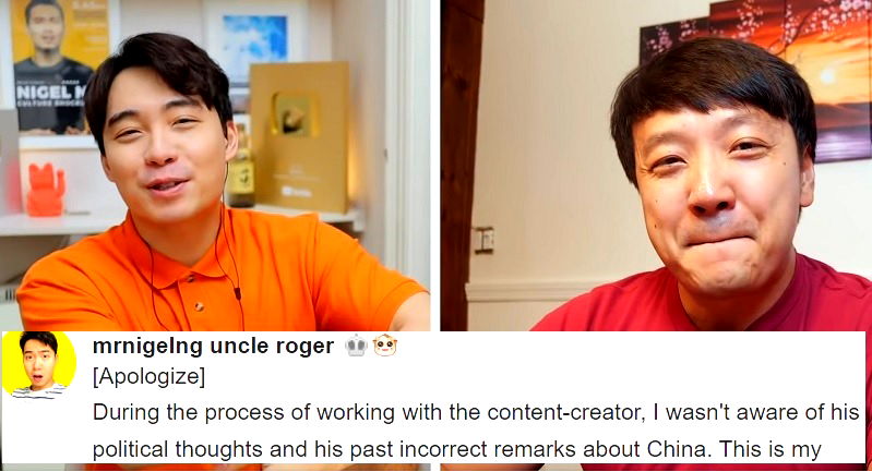 Uncle Roger Removes Video With YouTuber Mike Chen Over Past Criticism of China