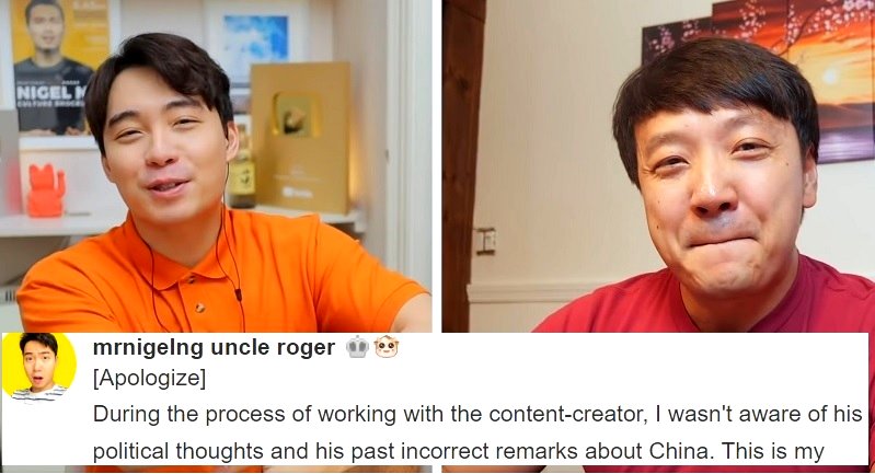 Uncle Roger Removes Video With YouTuber Mike Chen Over Past Criticism of China