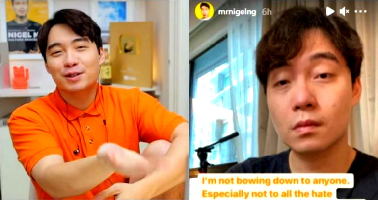 Nigel Ng Responds to Claims He ‘Bowed’ to China After Removing Mike Chen Video