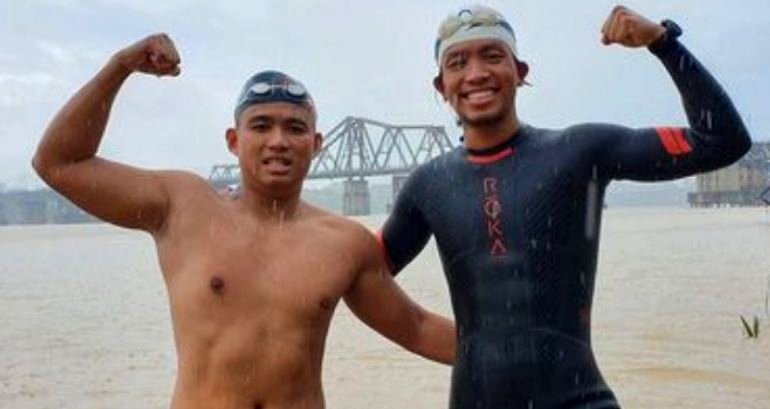 Vietnamese Amateur Swimmers Complete Record-Breaking 124-Mile Swim