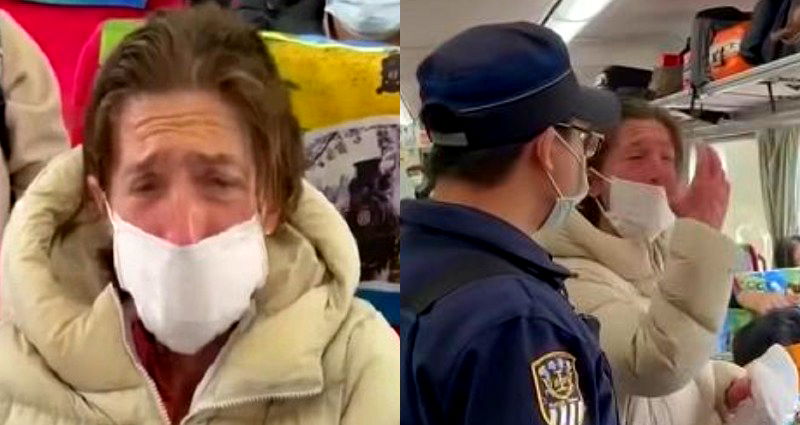 Woman Has Meltdown on Train After Being Asked to Wear Mask Properly in Taiwan