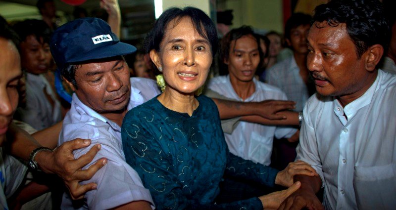 Aung San Suu Kyi Taken at Gunpoint in Early Morning in Military Coup in Myanmar