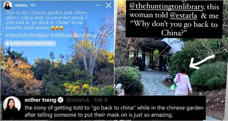 LA Writer Told to ‘Go Back to China’ While Walking in a Chinese Garden