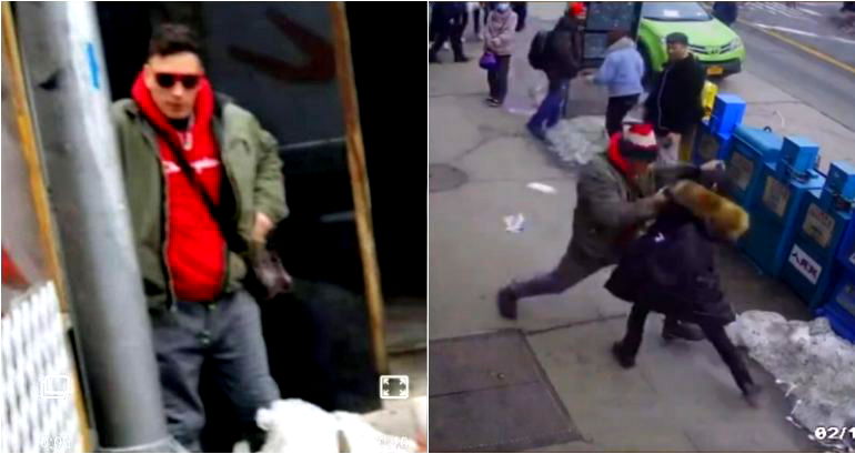 Man Who Violently Pushed Elderly Asian Woman in Queens ARRESTED After Community Shares Photos