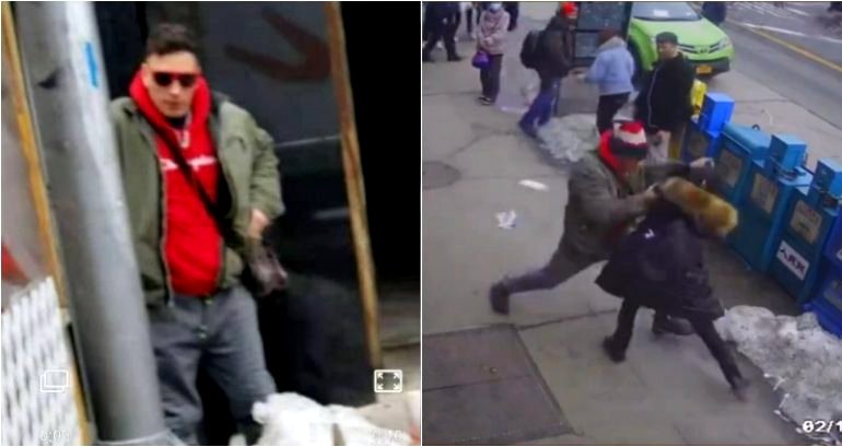 Man Who Violently Pushed Elderly Asian Woman in Queens ARRESTED After Community Shares Photos