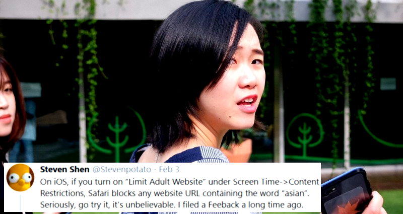 Apple’s Adult Filters Block the Word ‘Asian’ in Browser Search