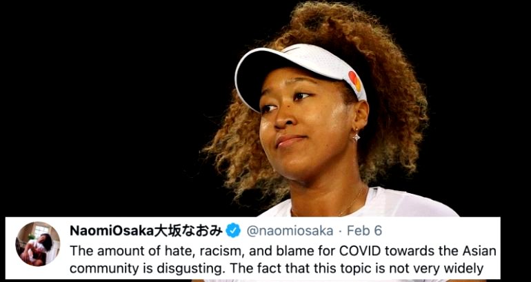Naomi Osaka Condemns ‘Hate and Racism’ Toward Asian Community