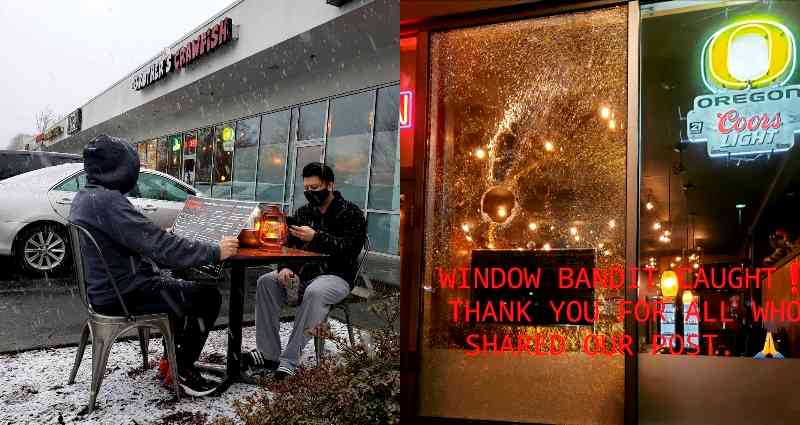 9 Asian-Owned Businesses Have Their Windows Smashed in the Last 2 Weeks in Oregon