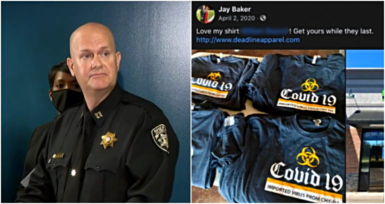 Police Captain Who Said Atlanta Shooter ‘Had a Bad Day’ Posted Anti-Asian Shirts on Facebook