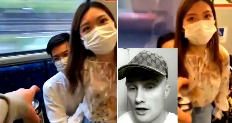Australian Man Films Himself Racially Abusing Asian Woman on Sydney Train