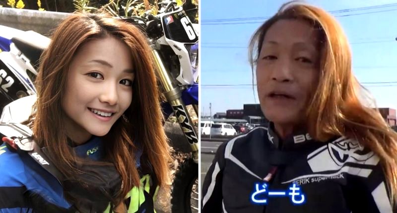 ‘Kawaii’ Japanese Biker Revealed to Be 50-Year-Old Man Using FaceApp
