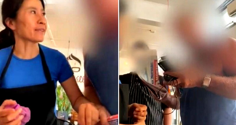 Auckland Café Kicks Out Racist Customer Attacking Chinese Family