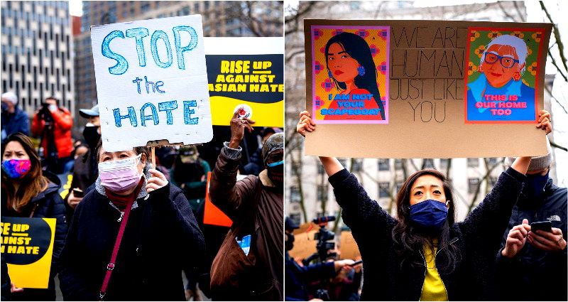 Over 300 Rally Against Anti-Asian Hate With Asian American Federation in NYC