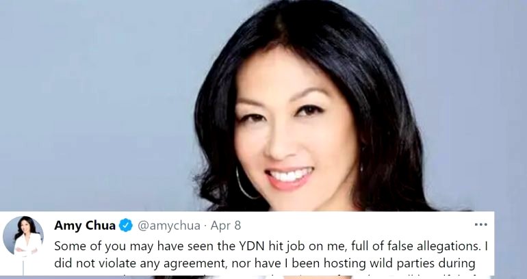 ‘Tiger Mom’ Amy Chua Slams Allegations of Hosting Drunken Dinner Parties During Pandemic