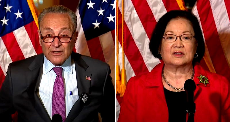 Chuck Schumer, Mazie Hirono Urge Republicans Not to Block Bill Fighting Anti-Asian Hate Crimes