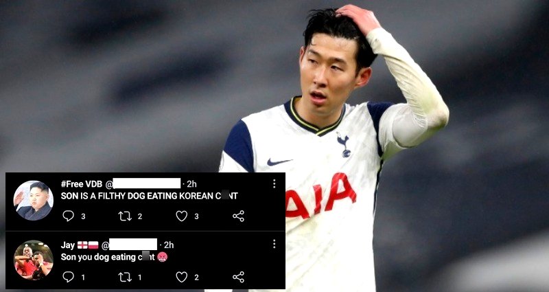 Korean Footballer Son Heung Min Targeted With Racial Abuse Following Defeat
