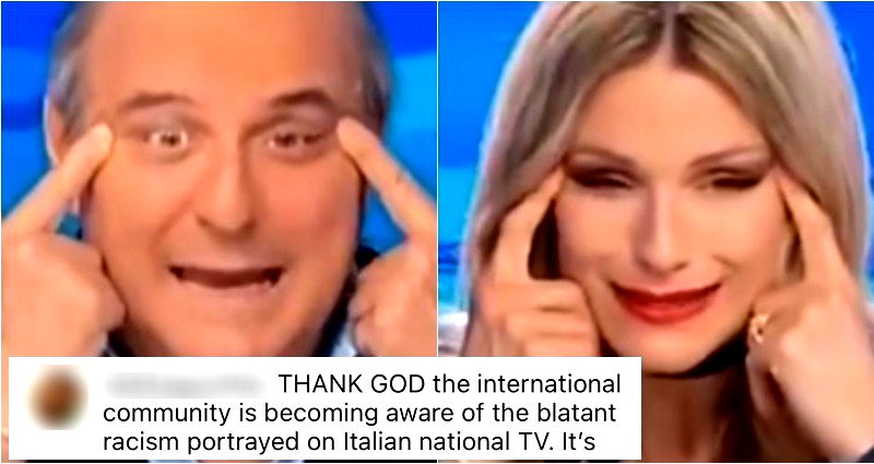 Italian Satirical Show Hosts Spark Outrage for Slanted-Eye Gesture, Mocking of Chinese Accent