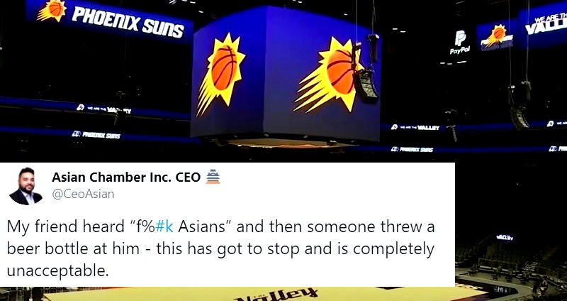 Police Investigate Claims Someone Yelled ‘F**k Asians,’ Threw Beer Bottle at Phoenix Suns Game