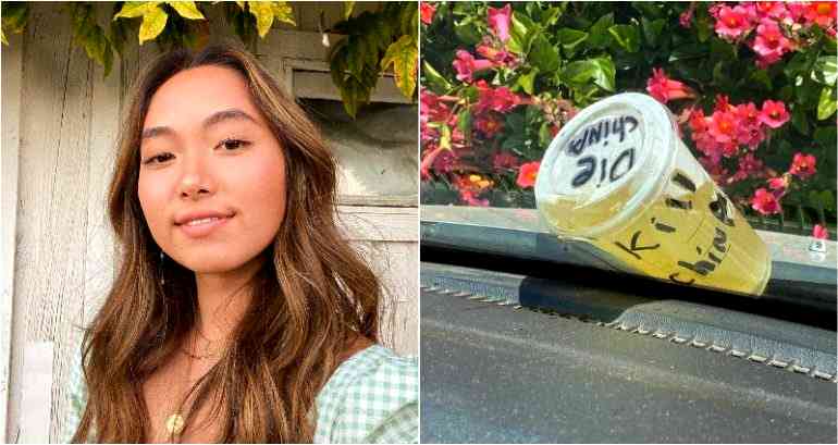 Japanese American Woman Finds Cup Filled with Urine, Anti-Asian Hate Messages on Car