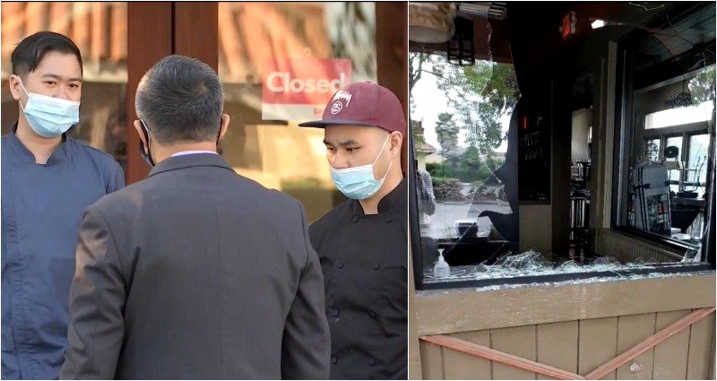 Vietnamese-Owned Restaurant in California Vandalized, Left With Racist Note