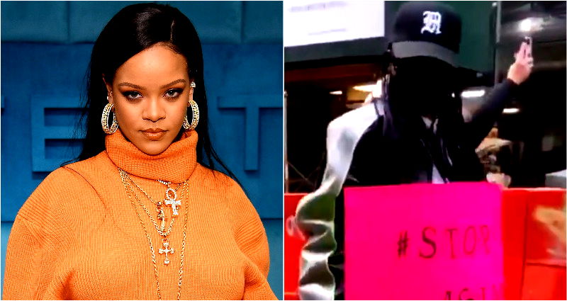 Rihanna Secretly Attends #StopAsianHate Rally in NYC