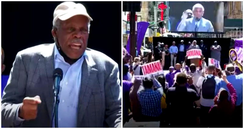 Danny Glover, Al Sharpton Call for Solidarity, Denounce Anti-Asian Violence in NYC Chinatown