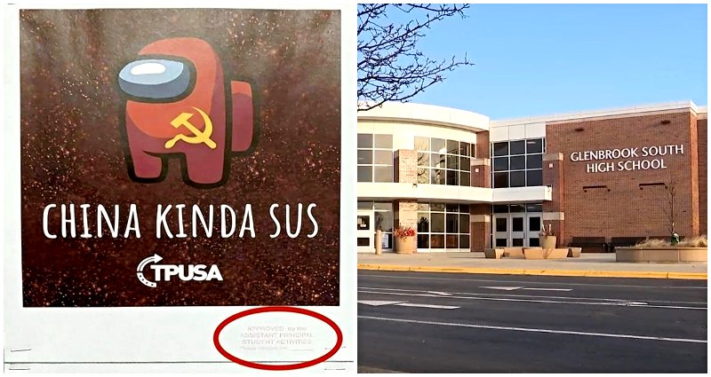 ‘China Kinda Sus’: Student Club Poster at Illinois High School Accused of Racism