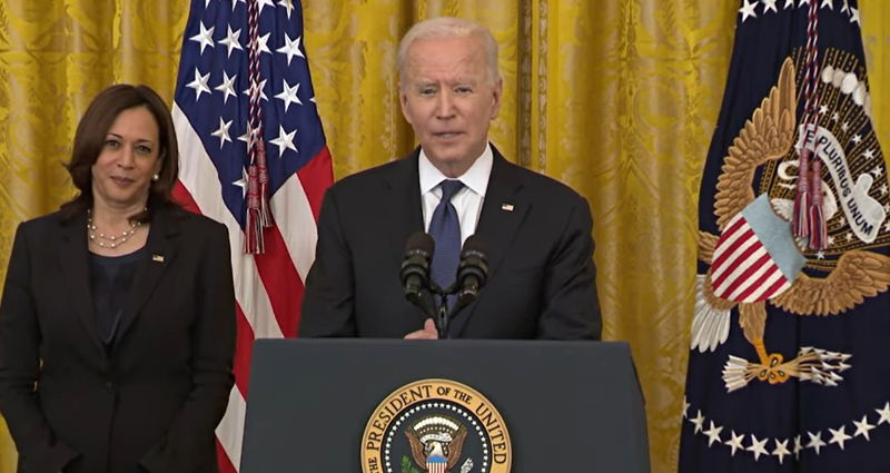 Biden Signs Anti Asian Hate Crimes Act Into Law   HARRIS BIDEN 