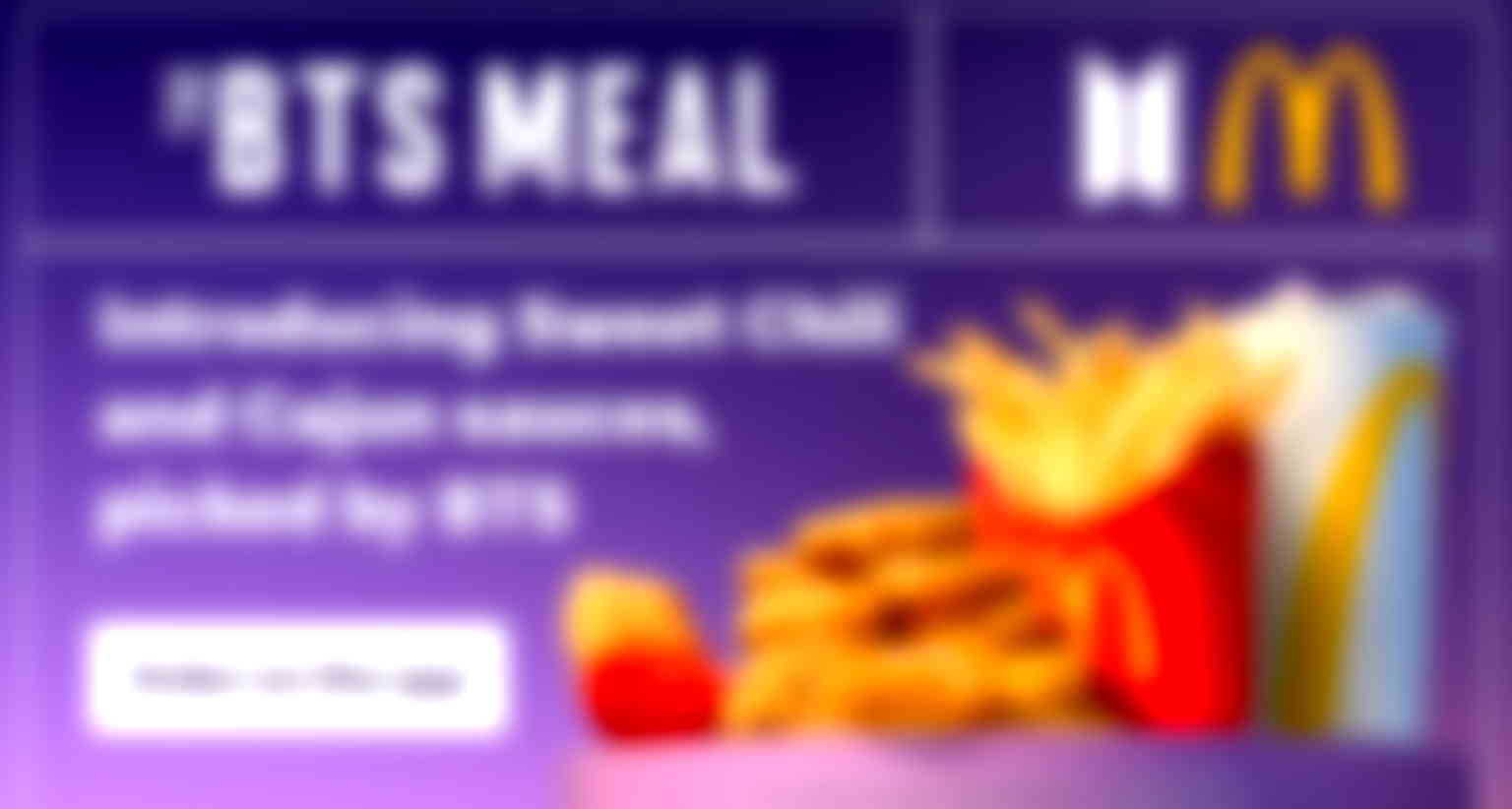 McDonald’s BTS Meal Officially Drops with Behind-The-Scenes on App