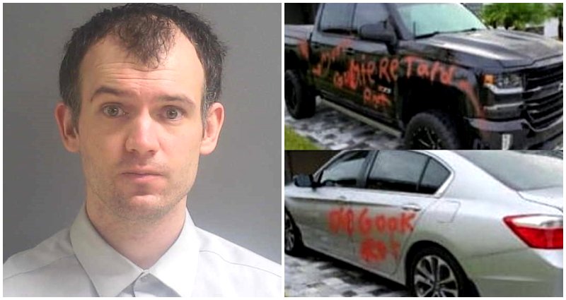 Florida Man Faces 30 Years for Vandalizing Asian American Family’s Vehicles, Sending Threatening Messages as Squirrel