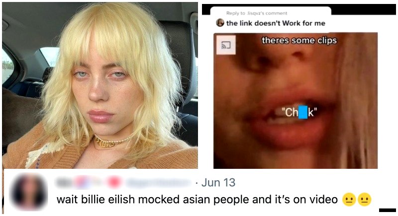 Billie Eilish Slammed for Allegedly Saying ‘Ch*nk,’ Mocking Black and Asian Accents