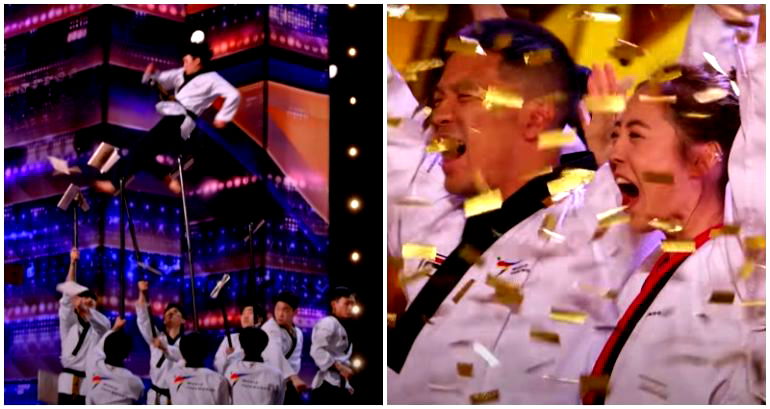 Taekwondo Demonstration Team Couldn’t Perform at Tokyo Olympics, Lands Golden Buzzer at ‘AGT’