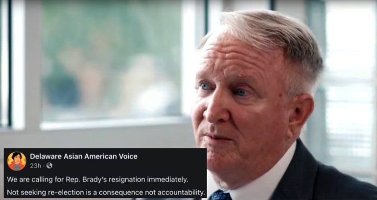 Delaware Rep. Gerald Brady says he won’t run for re-election after using anti-Asian slur in email