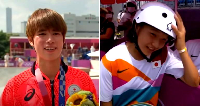 Two Japanese athletes win first-ever Olympic skateboarding gold medals in history